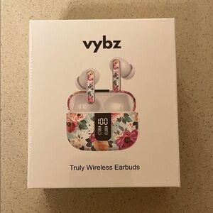NWT Vybz Bluetooth wireless earbuds